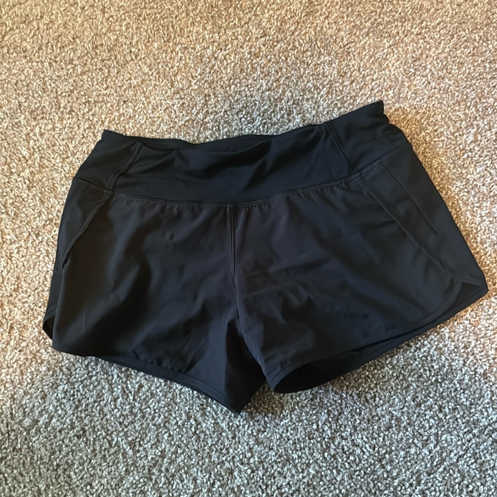 CRZ yoga black running shorts